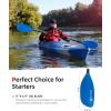 imageAbahub Adjustable Kayak Paddle 210230 cm8290 Inches Floating Kayaking Oars Boating Oars Canoeing Oars Blue