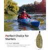 imageAbahub Adjustable Kayak Paddle 210230 cm 230250 cm Floating Kayaking Oars Boating Oars Canoeing Oars BlackCamouflage