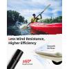 imageAbahub Adjustable Kayak Paddle 210230 cm 230250 cm Floating Kayaking Oars Boating Oars Canoeing Oars BlackCamouflage