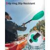 imageAbahub Adjustable Kayak Paddle 210230 cm 230250 cm Floating Kayaking Oars Boating Oars Canoeing Oars BlackMint Green