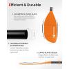 imageAbahub Adjustable Kayak Paddle 210230 cm 230250 cm Floating Kayaking Oars Boating Oars Canoeing Oars BlackOrange
