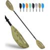 imageAbahub Adjustable Kayak Paddle 210230 cm 230250 cm Floating Kayaking Oars Boating Oars Canoeing Oars BlackCamouflage