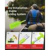 imageAbahub Premium 2142 Emergency Telescoping Paddle Aluminium Shaft for Canoeing Boating Kayaing Lightweight Oars Green 1 Paddle
