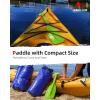imageAbahub Premium 2142 Emergency Telescoping Paddle Aluminium Shaft for Canoeing Boating Kayaing Lightweight Oars Green 1 Paddle