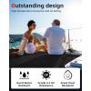 imageAbahub EVA Foam Boat Decking 48x16 NonSlip Surfboard Traction Pad Grip Mat SelfAdhesive Trimmable Flooring Sheet for Boats SUP Board Kayak Surfing Black