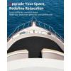 imageAbahub EVA Foam Boat Decking 48x16 NonSlip Surfboard Traction Pad Grip Mat SelfAdhesive Trimmable Flooring Sheet for Boats SUP Board Kayak Surfing Black
