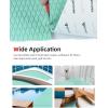 imageAbahub EVA Foam Boat Flooring 96x162353847 48x16 NonSlip Surfboard Traction Pad Grip Mat SelfAdhesive Trimmable Decking Sheet for SUP Paddleboard Kayak SurfingMint Green