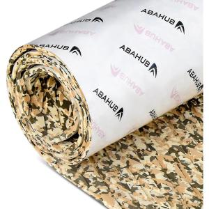 imageAbahub EVA Foam Boat Decking 48x16 NonSlip Surfboard Traction Pad Grip Mat SelfAdhesive Trimmable Flooring Sheet for Boats SUP Board Kayak Surfing Camouflage Brown