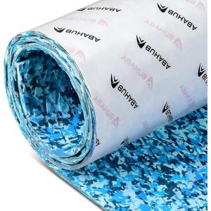 imageAbahub EVA Foam Boat Decking 96x16 NonSlip Surfboard Traction Pad Grip Mat SelfAdhesive Trimmable Flooring Sheet for Boats SUP Board Kayak Surfing Camouflage Blue