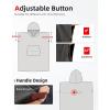imageAbahub Surf Poncho Changing Robe with Hood Thick Quick Dry Microfiber Wetsuit Changing Towel for Surfing Beach Swim Outdoor Sports Men Women Absorbent Wearable Towel Cover UpGreyGrey