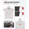 imageAbahub Surf Poncho Changing Robe with Hood Thick Quick Dry Microfiber Wetsuit Changing Towel for Surfing Beach Swim Outdoor Sports Men Women Absorbent Wearable Towel Cover UpGreyGrey