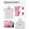 imageAbahub Surf Poncho Changing Robe with Hood Thick Quick Dry Microfiber Wetsuit Changing Towel for Surfing Beach Swim Outdoor Sports Men Women Absorbent Wearable Towel Cover UpGreyPinkBlack