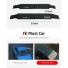imageAbahub Soft Roof Rack Pads for Surfboard SUP Kayak Canoe Heavy Duty Universal Car Roof Racks System for Padle Boards Compatible with SUVs Sedans Hatchbacks 2Door or 4Door CarsBlack PE foam Use without Cross Bar