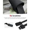 imageAbahub Soft Roof Rack Pads for Surfboard SUP Kayak Canoe Heavy Duty Universal Car Roof Racks System for Padle Boards Compatible with SUVs Sedans Hatchbacks 2Door or 4Door CarsBlack Use with Cross Bar