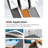 imageAbahub EVA Foam Boat Decking 96x4563628824168 48x168 SelfAdhesive Faux Teak Marine Flooring Sheet Traction Pad for Boats Surfboard Swim Platform RV FloorDark Gray With Black Linesborder