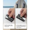 imageAbahub Surfboard Fin Key Screws Kit for FuturesFCS Fins with Surf Wax Comb ampamp 2 Extra Keys and ScrewsFor FuturesBlack