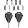 imageAbahub Surfboard Fin Key Screws Kit for FuturesFCS Fins with Surf Wax Comb ampamp 2 Extra Keys and ScrewsFor FuturesBlack