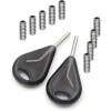 imageAbahub Surfboard Fin Key Screws Kit for FuturesFCS Fins with Surf Wax Comb ampamp 2 Extra Keys and ScrewsFor FuturesBlack