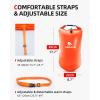 imageAbahub Swim Bubble Safety Tow Float Achieve Be Bright Be Seen Be Safer for Open Water Swimmers and Triathletes During Outdoor Swimming High Visibility Buoy Enhances Protection ampamp Visibility