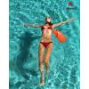 imageAbahub Swim Bubble Safety Tow Float Achieve Be Bright Be Seen Be Safer for Open Water Swimmers and Triathletes During Outdoor Swimming High Visibility Buoy Enhances Protection ampamp Visibility