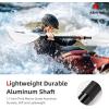 imageAbahub Kayak Paddle 905 Inches Kayaking Oars for Boating Canoeing with Free Paddle Leash Aluminum Alloy Shaft BlackBlueGreenOrangeYellow Plastic Bladeswhite