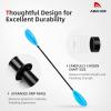 imageAbahub Kayak Paddle 905 Inches Kayaking Oars for Boating Canoeing with Free Paddle Leash Aluminum Alloy Shaft BlackBlueGreenOrangeYellow Plastic Bladesblue