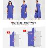 imageAbahub Surf Poncho Men ampamp Women Towel Poncho Adult with Hood Thick Quick Dry Changing Poncho Towel Microfiber Wearable Cover Up for Surfing Beach Swim  Absorbent Changing Towel L Green TurtlePurple