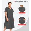 imageAbahub Surf Poncho Men ampamp Women Towel Poncho Adult with Hood Thick Quick Dry Changing Poncho Towel Microfiber Wearable Cover Up for Surfing Beach Swim  Absorbent Changing Towel L Green TurtleGrey
