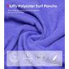 imageAbahub Surf Poncho Men ampamp Women Towel Poncho Adult with Hood Thick Quick Dry Changing Poncho Towel Microfiber Wearable Cover Up for Surfing Beach Swim  Absorbent Changing Towel L Green TurtlePurple