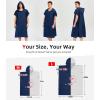 imageAbahub Surf Poncho Men ampamp Women Towel Poncho Adult with Hood Thick Quick Dry Changing Poncho Towel Microfiber Wearable Cover Up for Surfing Beach Swim  Absorbent Changing Towel L Green TurtleNavy Blue