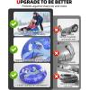imageAbahub Snow Tubes 33 Inches PVC Inflatable Snow Sleds Thickened Hard Bottom Snow Sled with Reinforced Handles Supplies Winter Sports Toys for Family Activities Outdoor