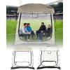 imageAbahub Screen House for 12 PesonSports Tent with Sealed FloorOutdoor Screen Room with Carrying Bag for Sport EventCamping Fishing Cheeringwhite