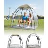 imageAbahub Screen House for 12 PesonSports Tent with Sealed FloorOutdoor Screen Room with Carrying Bag for Sport EventCamping Fishing Cheeringwhite