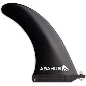 imageAbahub 910 SUP Single Center Fin with 1 Fin Screw Fiberglass Reinforeced 910 inch SUP Replacement Fins for Surfing Surfboard Standup Paddle Board Longboard BlackBlueWhite10 black