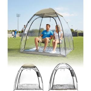 imageAbahub Screen House for 12 PesonSports Tent with Sealed FloorOutdoor Screen Room with Carrying Bag for Sport EventCamping Fishing Cheeringwhite