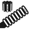 imageAbahub Adjustable Wrist ampamp Ankle Weights 2Pack Wearable Silicone Weighted Bracelet for Women Arm Leg Weights for Home Gym Workout Running Yoga ampamp Pilates  Black and White 2LB Total