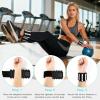 imageAbahub Adjustable Wrist ampamp Ankle Weights 2Pack Wearable Silicone Weighted Bracelet for Women Arm Leg Weights for Home Gym Workout Running Yoga ampamp Pilates  Black and White 2LB Total
