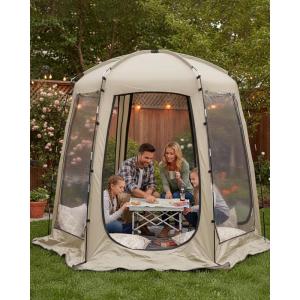 image:imageAbahub 46 People Clear Bubble TentWinter Weatherproof Sports Tent with Sealed Floor Portable Outdoor Igloo Tent with Carrying Bag for Sports GamesCampingFishingCheering