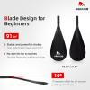 image:imageAbahub 3Piece Stand up Paddles Lightweight Paddleboard Paddle Oars for Paddleboard Adjustable Aluminum Alloy Shaft 68  84Black