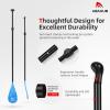 image:imageAbahub 3Piece Stand up Paddles Lightweight Paddleboard Paddle Oars for Paddleboard Adjustable Aluminum Alloy Shaft 68  84Blue