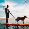 image:imageAbahub 3Piece Stand up Paddles Lightweight Paddleboard Paddle Oars for Paddleboard Adjustable Aluminum Alloy Shaft 68  84Blue