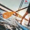 image:imageAbahub 3Piece Stand up Paddles Lightweight Paddleboard Paddle Oars for Paddleboard Adjustable Aluminum Alloy Shaft 68  84Orange