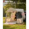 image:imageAbahub Clear Bubble SUV Tent for 14 Person Clear Car Tent with Waterproof Rainfly Outdoor SUV Winter Tent with Carry Bag for Family Camping