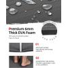 image:imageAbahub EVA Foam Boat Flooring Brushed Pattern Marine Decking Sheet with SelfAdhesive Carpet for Motorboat Kayak Surfboard SUPDark Gray with Black Lines