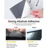 image:imageAbahub EVA Foam Boat Flooring Brushed Pattern Marine Decking Sheet with SelfAdhesive Carpet for Motorboat Kayak Surfboard SUPDark Gray with Black Lines