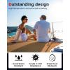 image:imageAbahub EVA Foam Boat Flooring Brushed Pattern Marine Decking Sheet with SelfAdhesive Carpet for Motorboat Kayak Surfboard SUPLight Brown with Black Lines