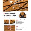 image:imageAbahub EVA Foam Boat Flooring Diamond Pattern Marine Decking Sheet with SelfAdhesive Carpet for Motorboat Kayak Surfboard SUPBrown with Black Lines
