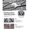 image:imageAbahub EVA Foam Boat Flooring Diamond Pattern Marine Decking Sheet with SelfAdhesive Carpet for Motorboat Kayak Surfboard SUPGray with Black Lines