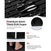image:imageAbahub EVA Foam Boat Flooring Strip Cut Pattern Marine Decking Sheet with SelfAdhesive Carpet for Motorboat Kayak Surfboard SUPBlack