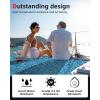 image:imageAbahub EVA Foam Boat Flooring Strip Cut Pattern Marine Decking Sheet with SelfAdhesive Carpet for Motorboat Kayak Surfboard SUPCamo Blue